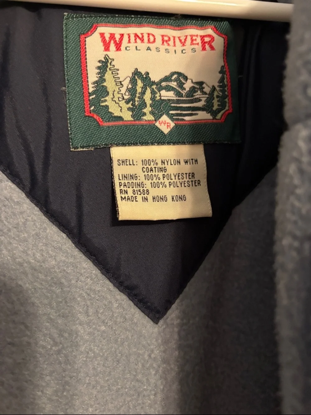 Navy Utility Puffer Vest with Multiple Pockets - Picture 3 of 5